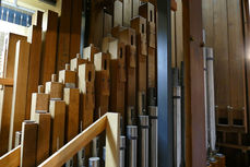 Sanierung der "Lötzerich" Orgel in St. Crescentius (Foto: Karl-Franz Thiede)